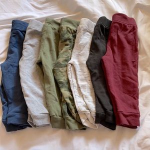 Pack of 7 baby/toddler boy pants- size 18M